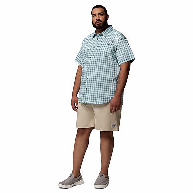 Big & Tall Columbia Harbor Peak Short Sleeve Button-Down Shirt