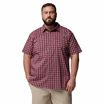 Big & Tall Columbia Harbor Peak Short Sleeve Button-Down Shirt