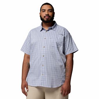 Big & Tall Columbia Harbor Peak Short Sleeve Button-Down Shirt