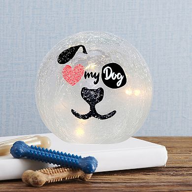 Studio 66 Love My Dog Mini Orb Lighting Table Decor