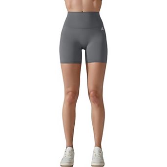 Women's High Waist Compression Biker Shorts Seamless Waistband with Sculpting Stretch Fit