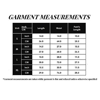 Women's Active Shorts with Elastic Side Waistband Large Pockets and Adjustable Drawstring Hem
