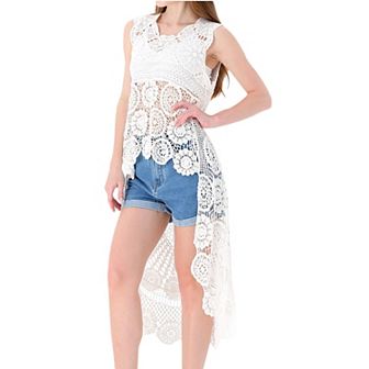 Women's Bohemian Crochet Lace Vest