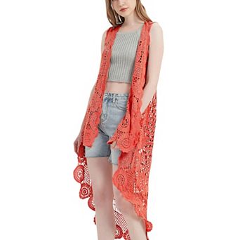 Women's Bohemian Crochet Lace Vest