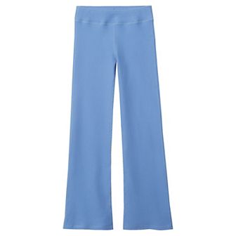 Girls Lands' End Flare Ribbed Leggings