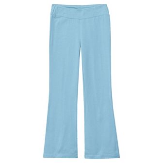 Lands' End Tough Cotton Blend Flare Leggings