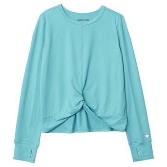 Girls 2-16 Lands' End Long Sleeve Twist Top