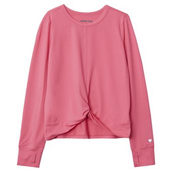Girls 2-16 Lands' End Long Sleeve Twist Top