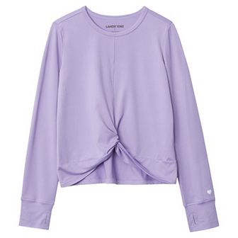 Girls 2-16 Lands' End Long Sleeve Twist Top