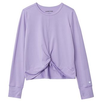 Girls 2-16 Lands' End Long Sleeve Twist Top