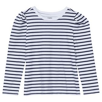 Girls 4-16 Lands' End Long Sleeve Puff Shoulder Graphic Tee