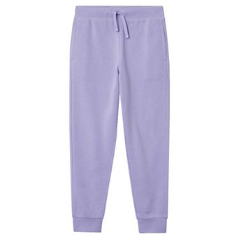 Girls 4-16 Lands' End Cotton Fleece Jogger Sweatpants