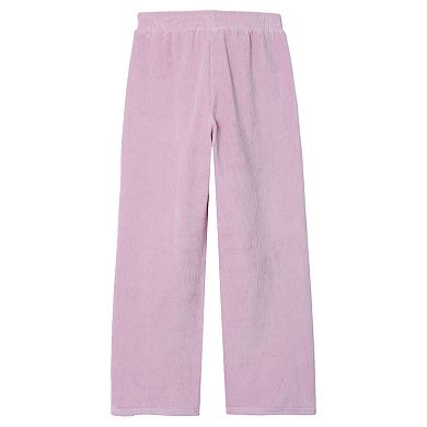 Girls 4-16 Lands' End Corduroy Wide Leg Knit Pants