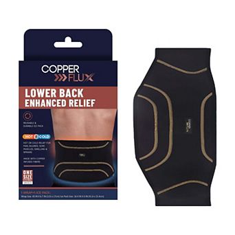 Back Support Brace with Hot/Cold Therapy Copper Infused
