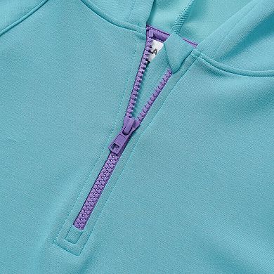 Girls 2-20 Lands' End Active Quarter Zip Sweatshirt in Regular & Plus Size