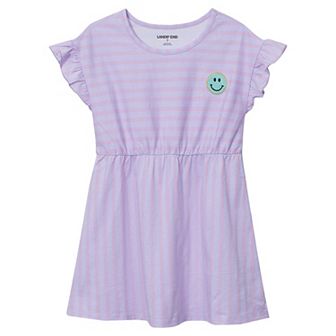 Girls 2-16 Lands' End Short Sleeve Gathered Waist Tunic Top in Regular & Plus Size