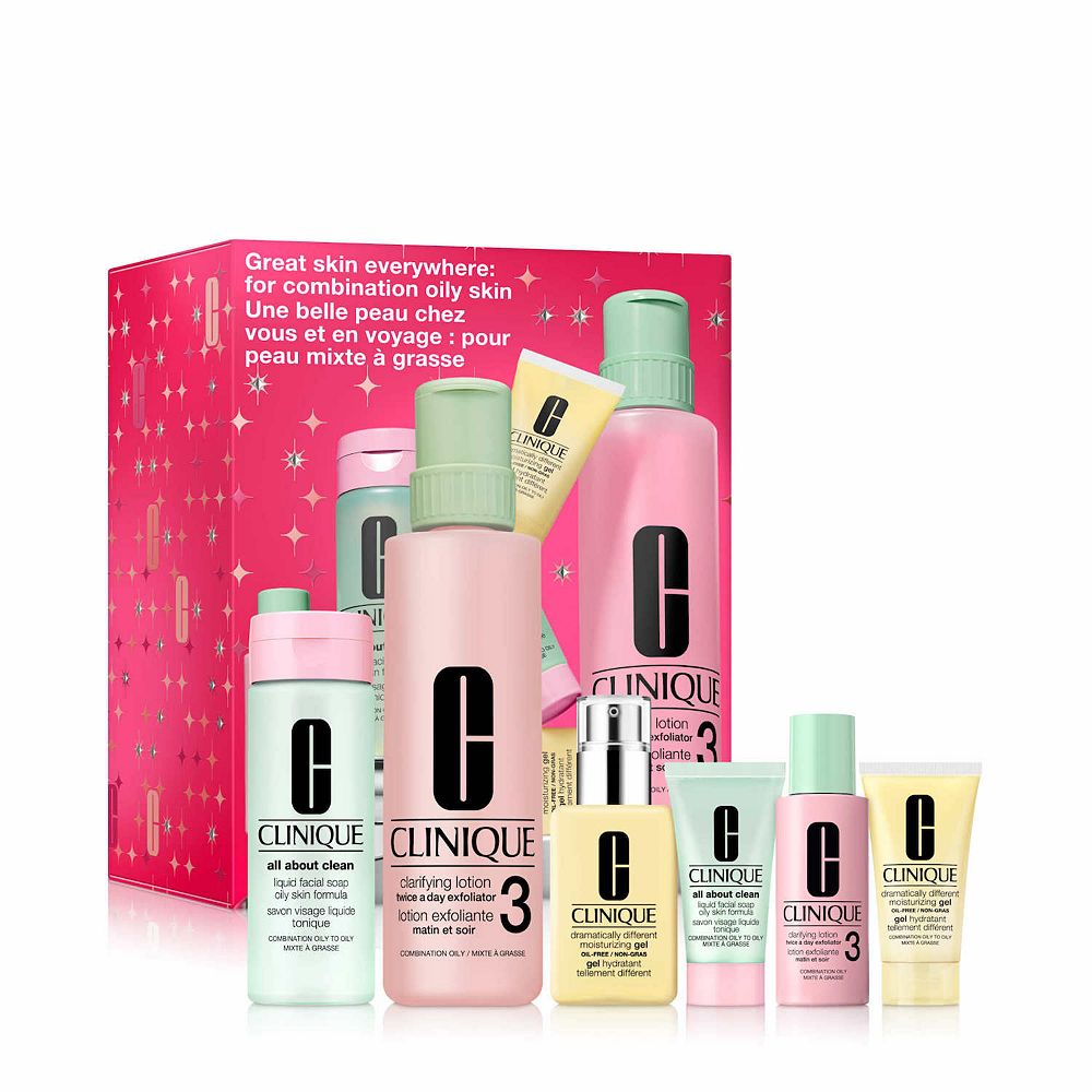 CLINIQUE Great Skin Everywhere Skincare Gift Set for Combination