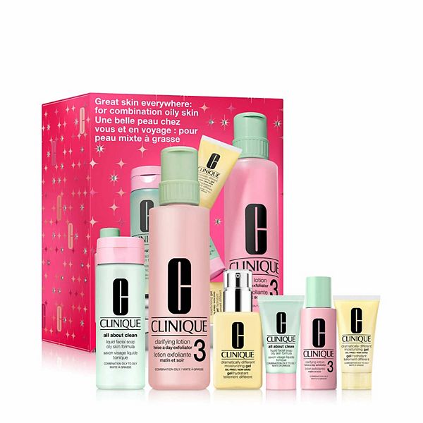CLINIQUE セット CLINIQUE Great Skin Everywhere Skincare Gift Set for Combination