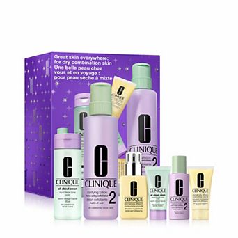 CLINIQUE Great Skin Everywhere Skincare Gift Set for Dry Combination Skin