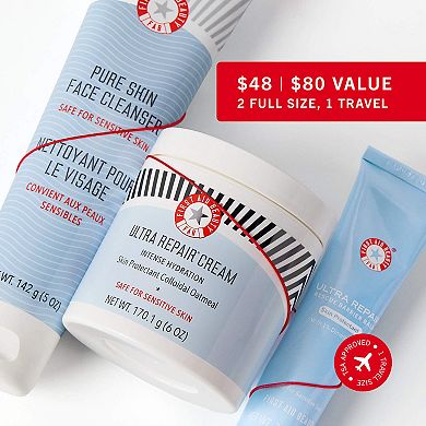 CLEANSE, HYDRATE + SOOTHE Holiday Skincare Gift Set