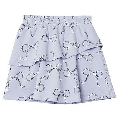 Girls 2-20 Lands' End Tiered Fleece Skort