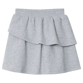 Girls 2-20 Lands' End Tiered Fleece Skort