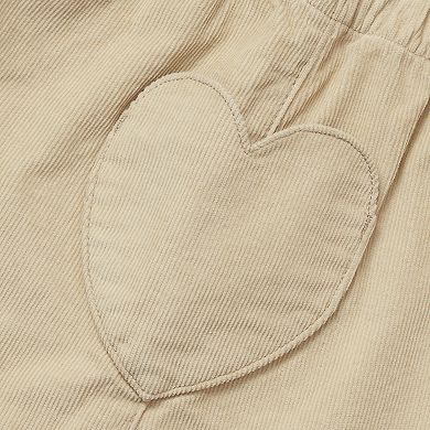 Girls 2-16 Lands' End Heart Pockets Corduroy Skirt