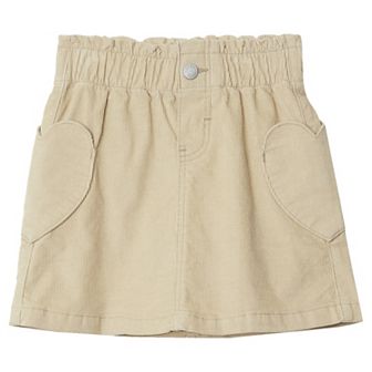 Girls 2-16 Lands' End Heart Pockets Corduroy Skirt