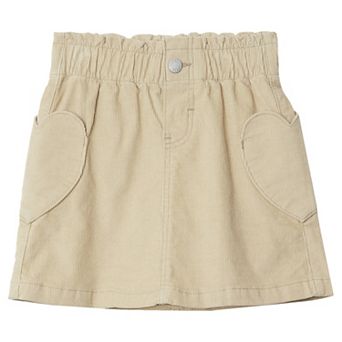 Girls 2-16 Lands' End Heart Pockets Corduroy Skirt