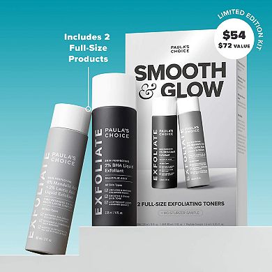 Smooth & Glow Gift Set for clearer, brighter skin
