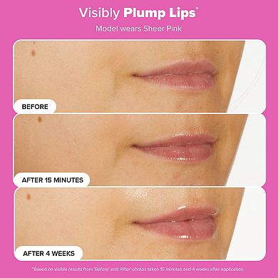 Peptide Plumping Gloss Balm Duo Gift Set for Hydrated, Fuller Lips