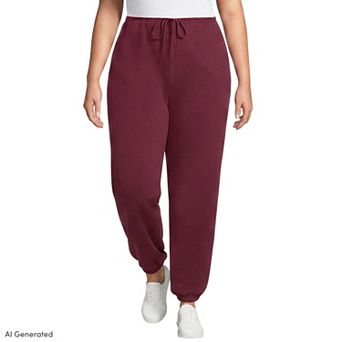 Women's Lands' End Serious Sweats High Rise Jogger Pants In Plus Size & Tall