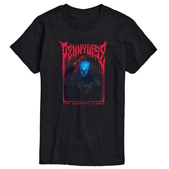 Men's IT Pennywise The Dancing Clown Metal Graphic Tee