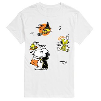 Men's Peanuts Halloween Collage Graphic Tee