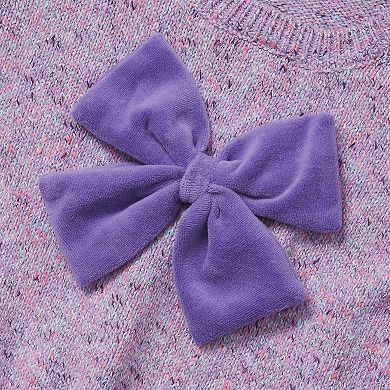 Girls 2-16 Lands' End Bow Knit Sweater