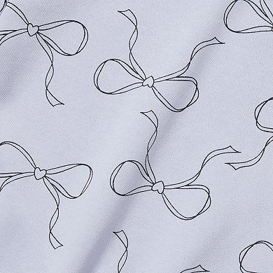 Girls 2-16 Lands' End Puff Shoulder Crew Neck Sweatshirt