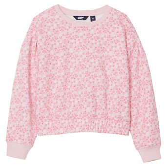 Girls 2-16 Lands' End Crew Neck Embroidered Sweatshirt