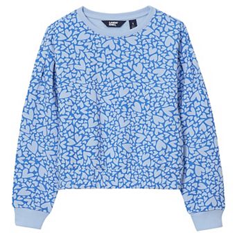 Girls 2-16 Lands' End Crew Neck Embroidered Sweatshirt