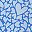 Tossed Hearts Blue