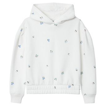 Girls 2-16 Lands' End Embroidered Hoodie Sweatshirt