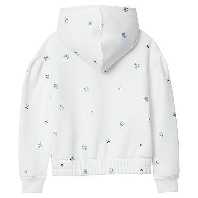 Girls 2-16 Lands' End Embroidered Hoodie Sweatshirt