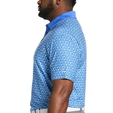 Big & Tall Grand Slam Cocktail Print Short Sleeve Golf Polo Shirt