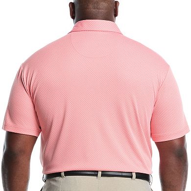 Big & Tall Grand Slam Diamond Jacquard Short Sleeve Golf Polo