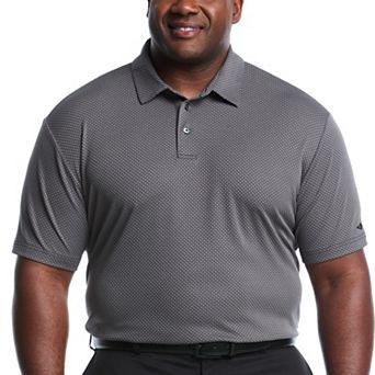 Big & Tall Grand Slam Diamond Jacquard Short Sleeve Golf Polo