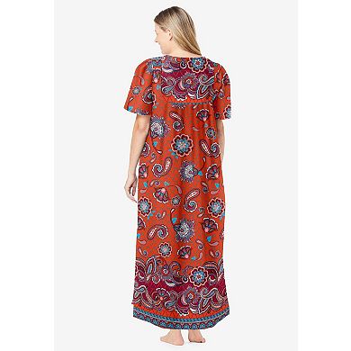 Dreams & Co. Plus Size Long T-Shirt Lounger
