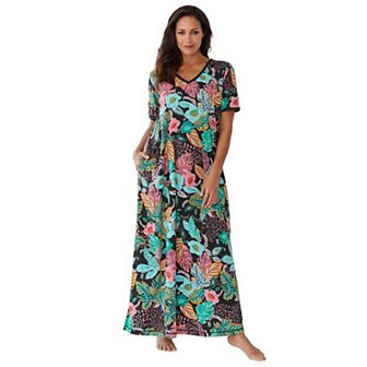 Dreams & Co. Plus Size Long T-Shirt Lounger