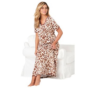 Dreams & Co. Plus Size Long T-Shirt Lounger