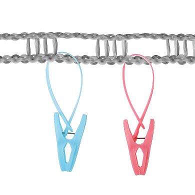 Windproof Clothesline, 5M 16.4ft Non-Slip Clothes Drying Rope Portable Travel Clothesline