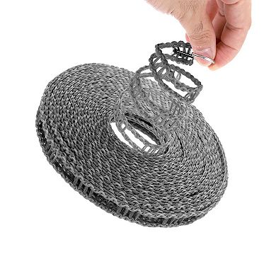 Windproof Clothesline, 5M 16.4ft Non-Slip Clothes Drying Rope Portable Travel Clothesline