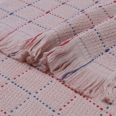 2 Pack Turkish Hand Towel Set Cotton Absorbent Soft Farmhouse Decorative Towels Bathroom 13"x29"
